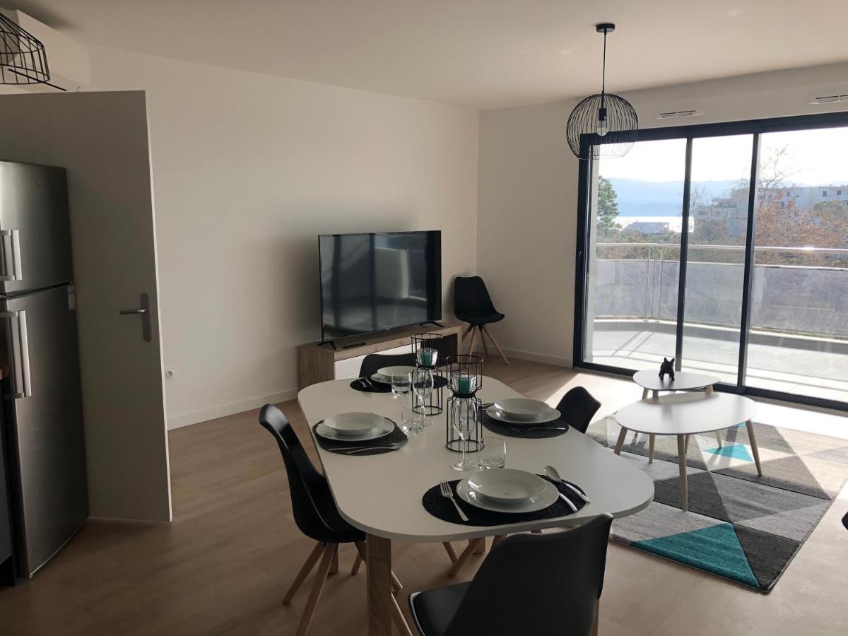 אז'אקסיו Bel Appartement F3 Vue Sur Le Golfe D'Ajaccio מראה חיצוני תמונה